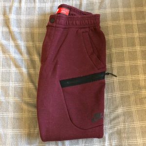 Nike Tech Fleece Joggers Maroon Sz Small